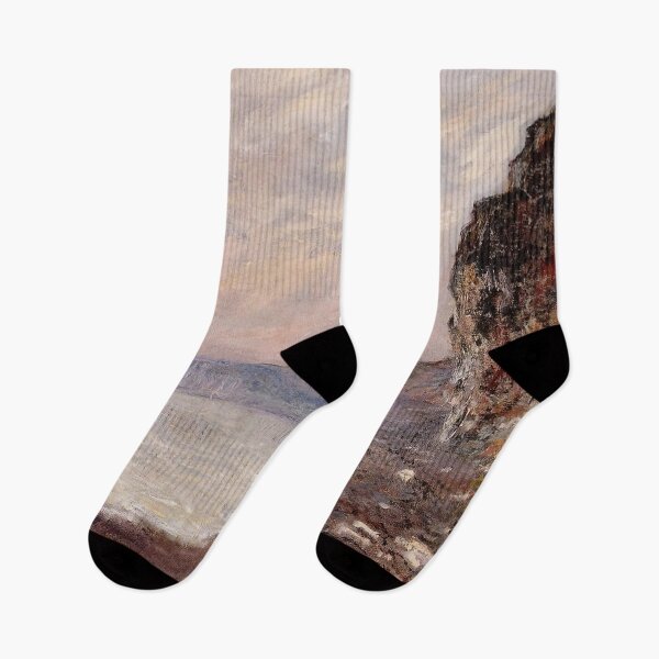 Item preview, Cliffs at Pourville in the Fog - Claude Monet designed and sold by dottyshai.