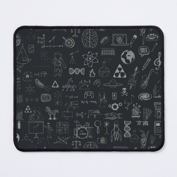 Item preview, pattern, drawing, writing, black, board designed and sold by NAVAL00.