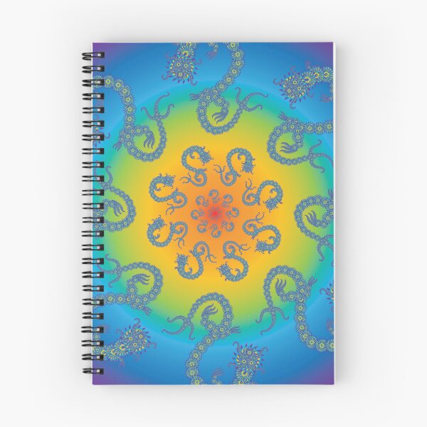 Item preview, Flower Dragon Mandala designed and sold by InfinitePathArt.