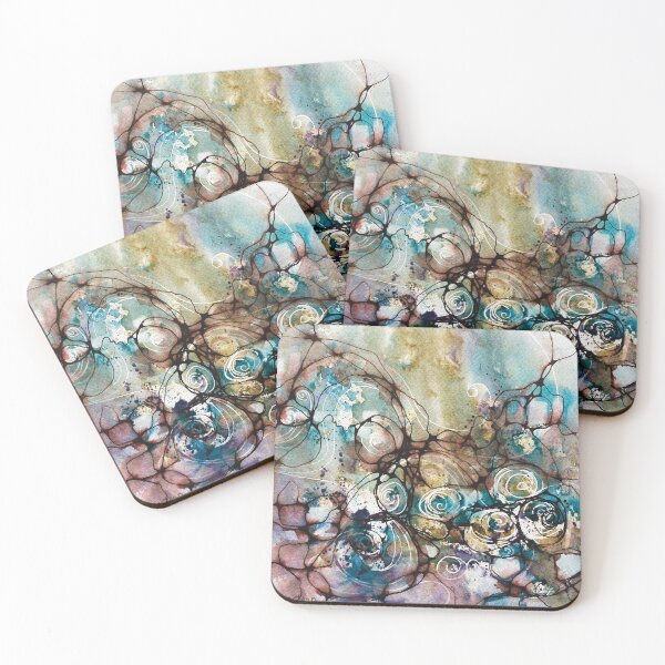 Item preview, Watercolor Abstract Rocks Painting - original by Krista Robertson designed and sold by Krista Robertson.