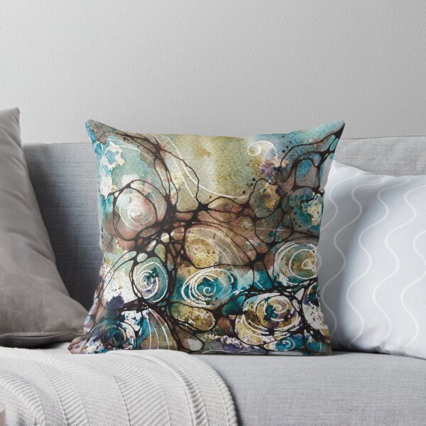 Item preview, Watercolor Abstract Rocks Painting - original by Krista Robertson designed and sold by Krista Robertson.