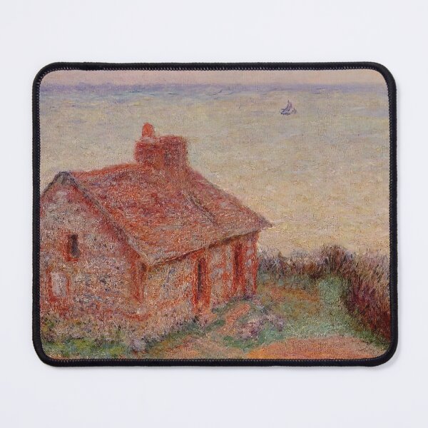 Item preview, Customs House, Rose Effect - Claude Monet designed and sold by dottyshai.
