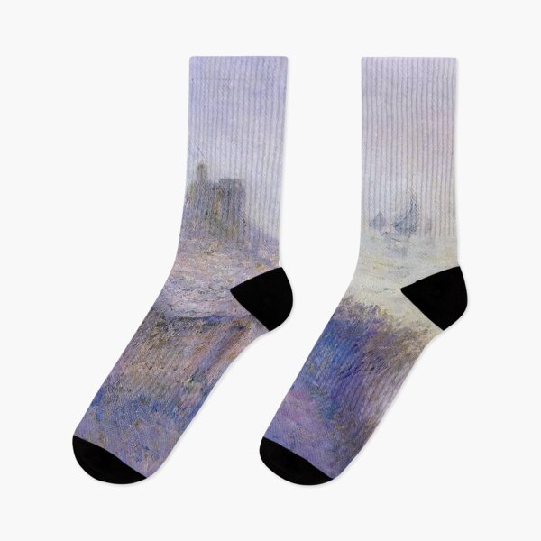 Item preview, Customs House at Varengeville in the Fog - Claude Monet designed and sold by dottyshai.