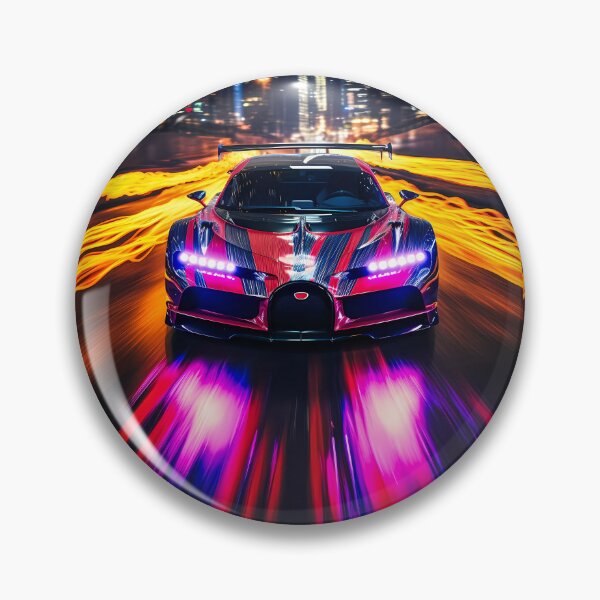 Item preview, Bugatti Chiron Super Sport Hypercar In Modern City Long Exposure designed and sold by RevUpDesign.