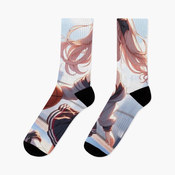 Item preview, Cute Cool Anime girl playing basketball, Pretty girl dribbling, Beautiful sports professional female basketballer at tournament jump shooting (SGVisionary) designed and sold by SGVisionary.