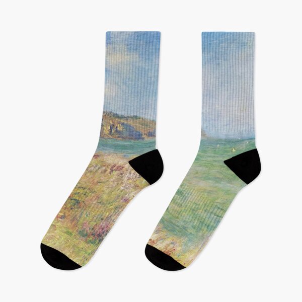 Item preview, Edge of the Cliff at Pourville - Claude Monet designed and sold by dottyshai.