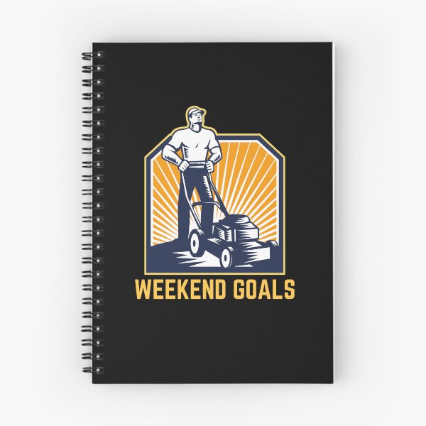 Item preview, weekend goals lawn dad designed and sold by sydney-syder.