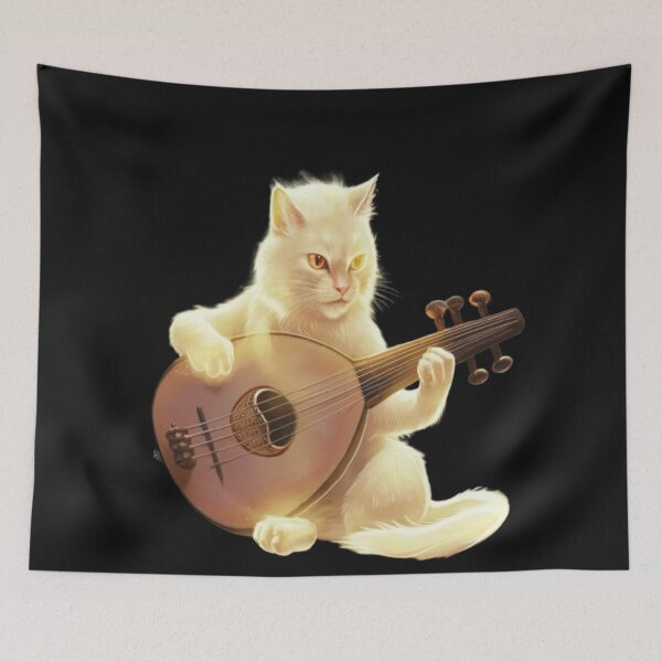 Item preview, My cat and his tune with the oud designed and sold by thechoice1.