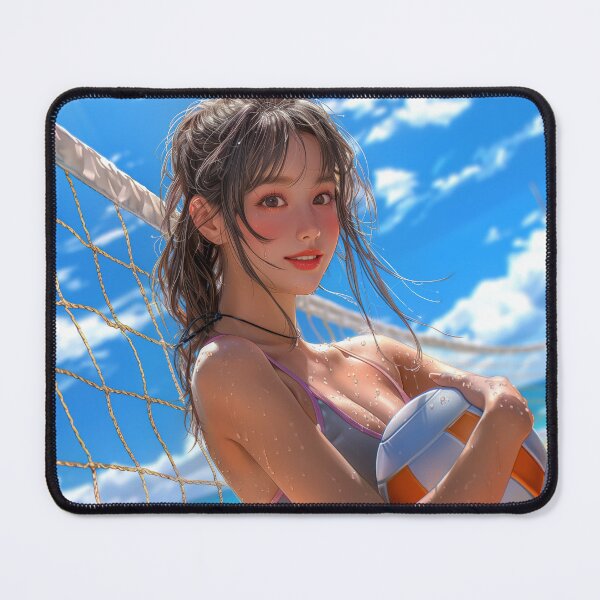 Item preview, Joyful Volleyball Player on Sunny Beach designed and sold by palmyst.