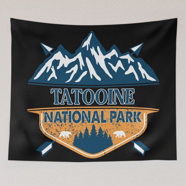 Item preview, Tatooine National Park designed and sold by graphic-map.