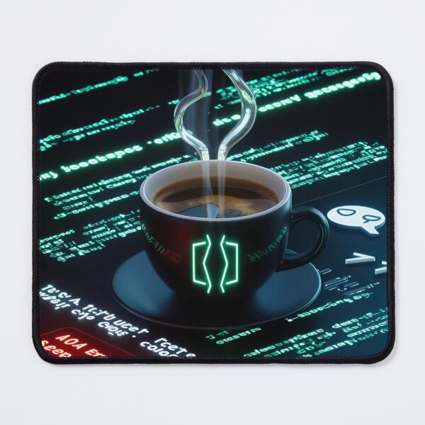 Item preview, Neon Code Java Mug, typography & word art designed and sold by Fashiospice07.