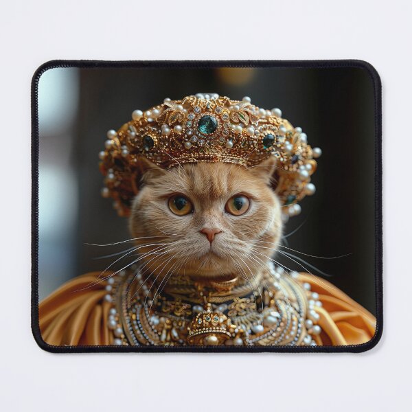 Item preview, Cat Portrait - Queen designed and sold by aleezon.