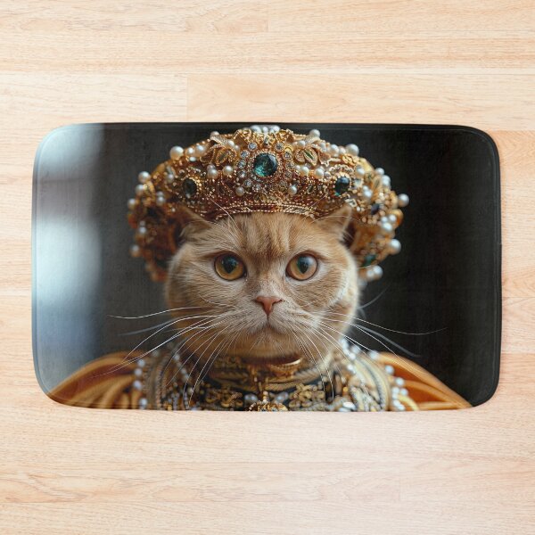 Item preview, Cat Portrait - Queen designed and sold by aleezon.