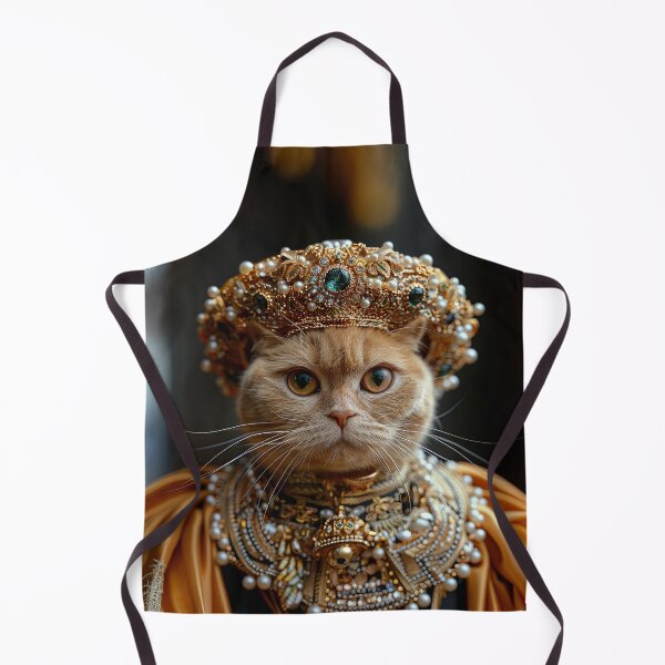 Item preview, Cat Portrait - Queen designed and sold by aleezon.