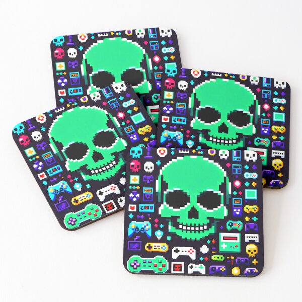Item preview, Retro Gamer Skull: Pixel Art Adventure designed and sold by Ronny-Owiso.