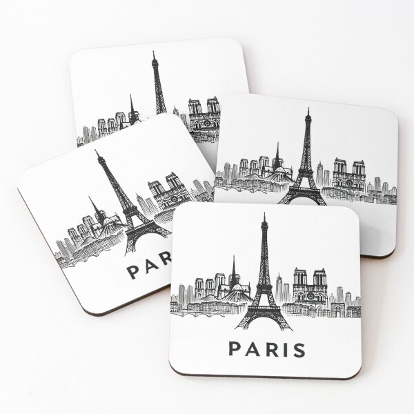 Item preview, Minimalist Paris Silhouette designed and sold by Guesso.