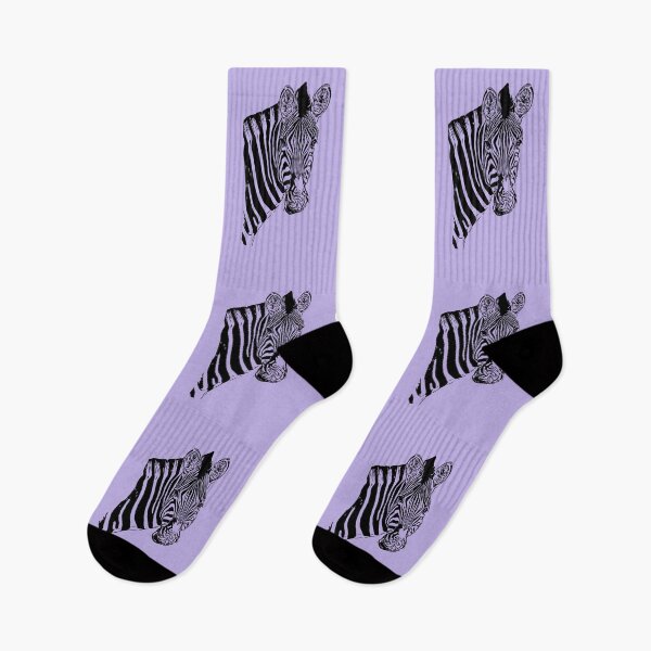 Item preview, Zebras on Lilac Pattern designed and sold by elliebart.