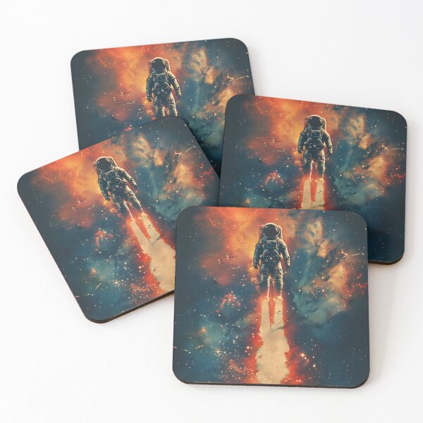 Item preview, Galactic Ascent Astronaut designed and sold by cosmic-sky.