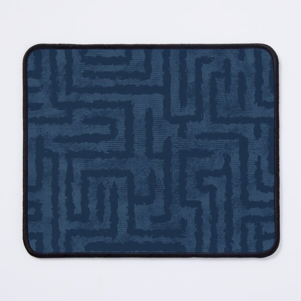 Item preview, Textured Maze Pattern Blue designed and sold by strixvariaart.