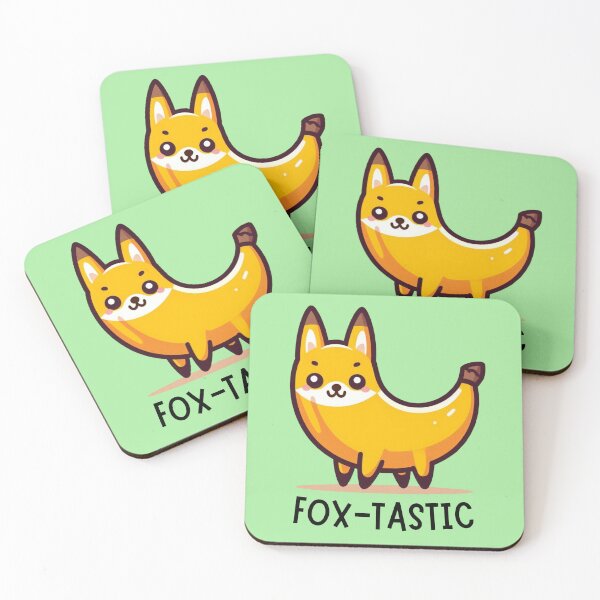 Item preview, Fox-tastic banana - cute banana fox designed and sold by Funny-Banana.