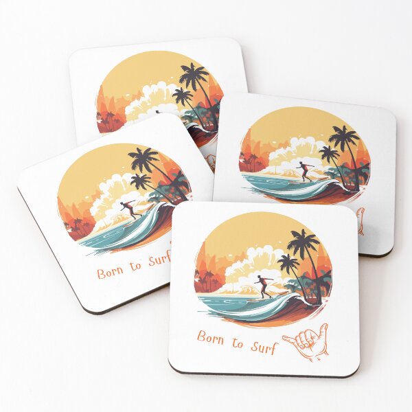 Item preview, Born to surf designed and sold by Zha-Zha Designs.