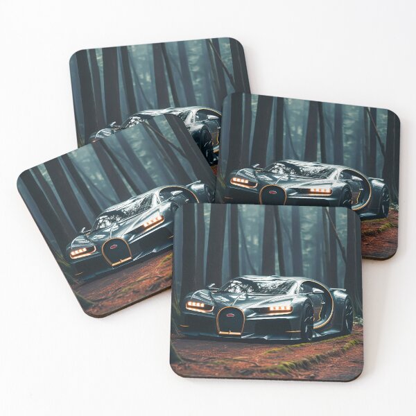 Item preview, Mystical Forest Encounter with the Dark Green Bugatti Chiron designed and sold by RevUpDesign.