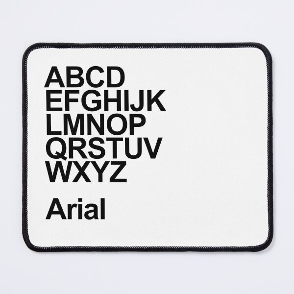 Item preview, Arial Alphabet. designed and sold by MattWildin.