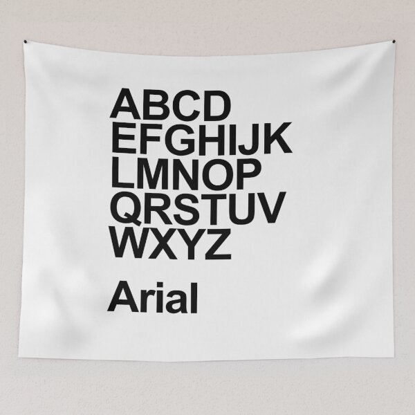 Item preview, Arial Alphabet. designed and sold by MattWildin.