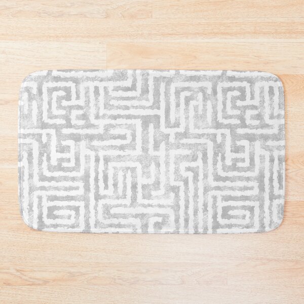 Item preview, Textured Maze Pattern Grey designed and sold by strixvariaart.