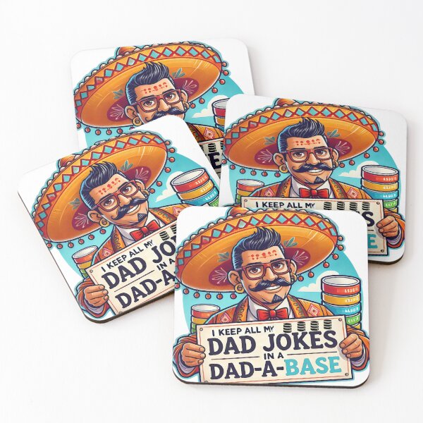Item preview, I Keep All My Dad Jokes in a Dad-a-Base - Funny Dad Joke Design designed and sold by KriticalDesigns.
