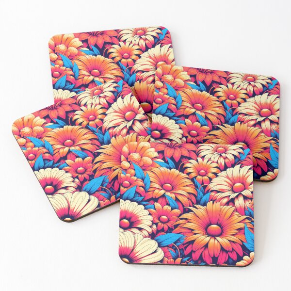 Item preview, Sunset Garden Florals designed and sold by BassHeadMomma.