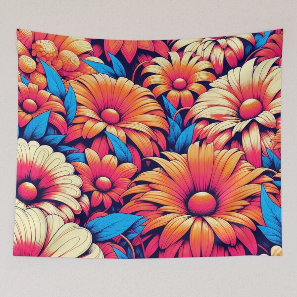 Item preview, Sunset Garden Florals designed and sold by BassHeadMomma.
