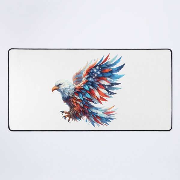 Item preview, 4th July watercolor american eagle gift designed and sold by BlushRoses7.
