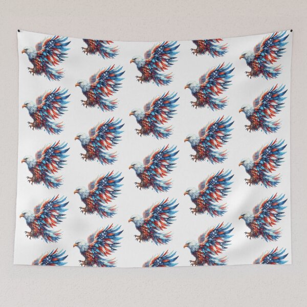 Item preview, 4th July watercolor american eagle gift designed and sold by BlushRoses7.