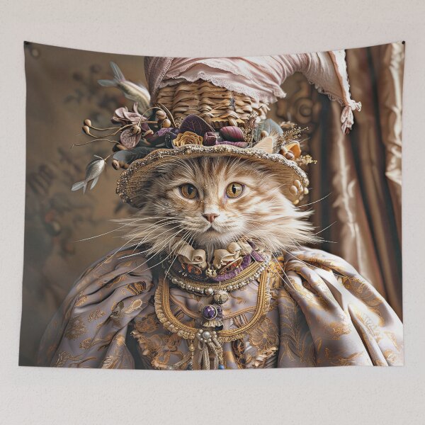 Item preview, Cat Portrait - Madam designed and sold by aleezon.