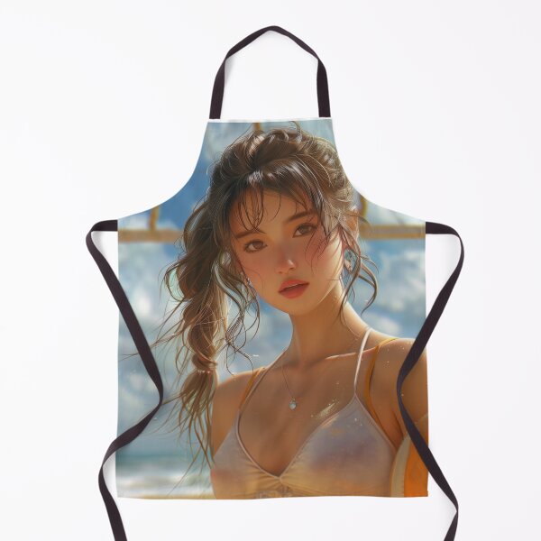 Item preview, Volleyball Enthusiast’s Determined Glance at the Net designed and sold by palmyst.