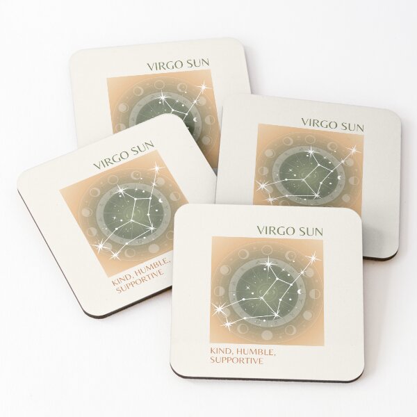 Item preview, Virgo, Virgo Sun Sign, Virgo Zodiac, Green Aura Gradient designed and sold by Magic Love Art Print.