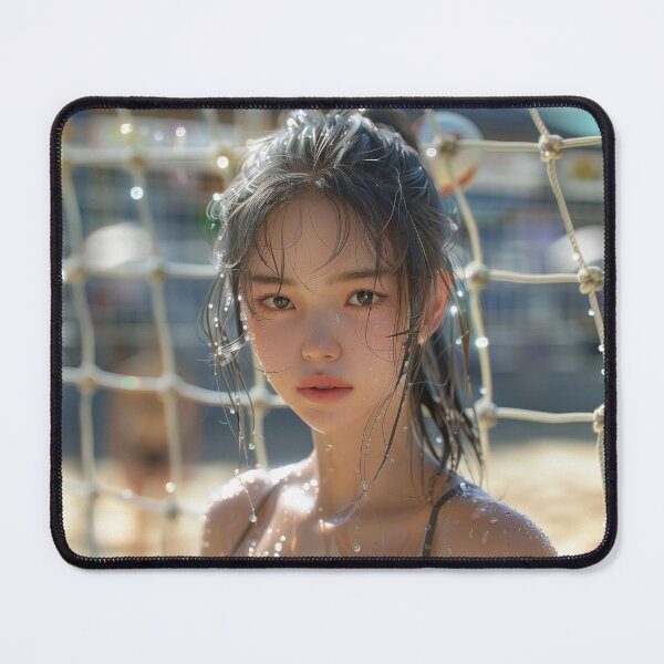 Item preview, Beach Volleyball Athlete with Serene Determination designed and sold by palmyst.