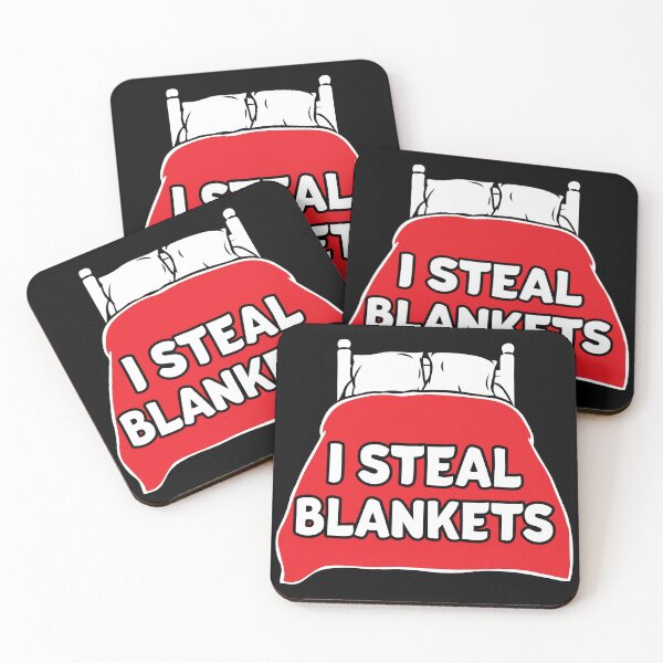 Item preview, Funny I Steal Blankets Bed Humor Blanket Stealer designed and sold by Designer-Girl.