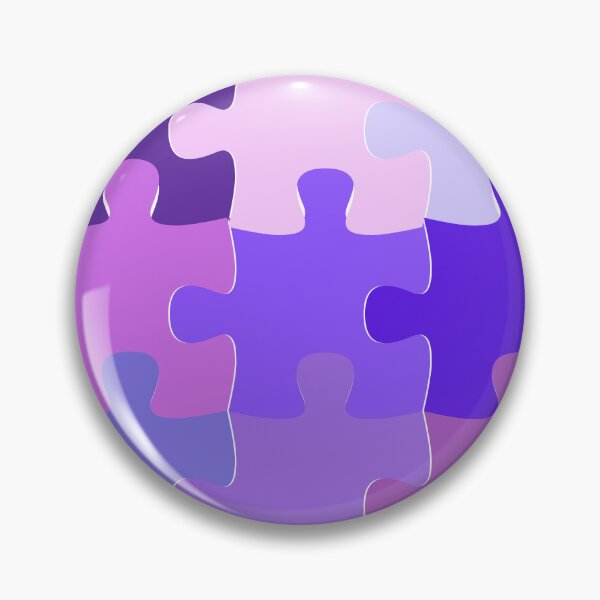 Item preview, Purple Puzzle Passion: Unique 21-Piece Collection designed and sold by Lessonsprint.