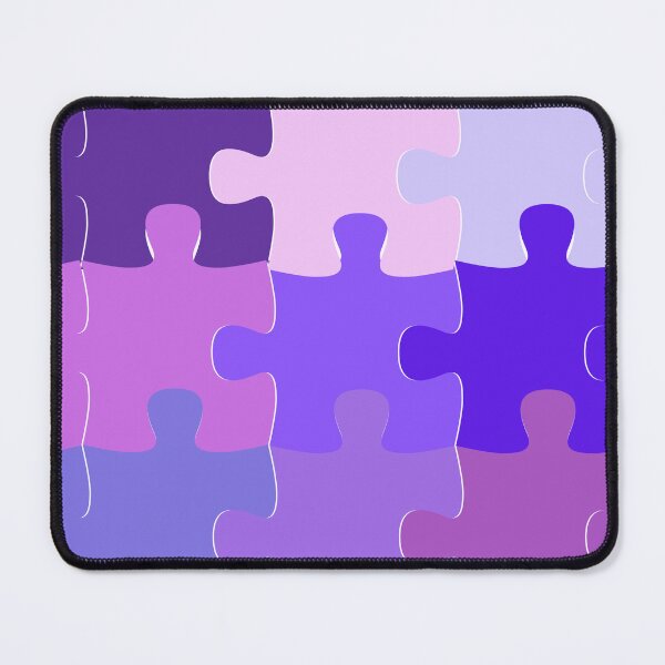 Item preview, Purple Puzzle Passion: Unique 21-Piece Collection designed and sold by Lessonsprint.
