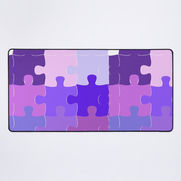 Item preview, Purple Puzzle Passion: Unique 21-Piece Collection designed and sold by Lessonsprint.