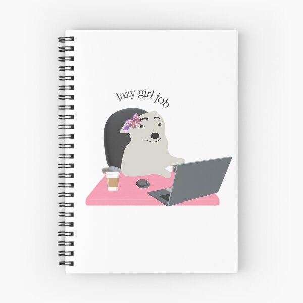 Item preview, Corporate dog: Lazy girl job designed and sold by Poster Girl .