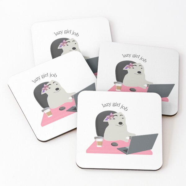 Item preview, Corporate dog: Lazy girl job designed and sold by Poster Girl .