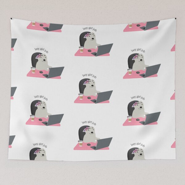 Item preview, Corporate dog: Lazy girl job designed and sold by Poster Girl .