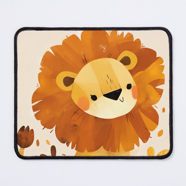 Item preview, Fun Lion Wall Art, Modern Animal Print designed and sold by WILDEVIOLET.
