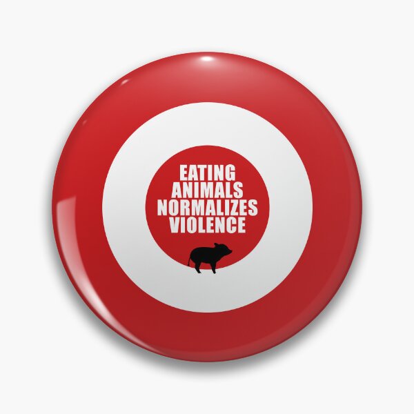 Item preview, Eating animals normalizes violence designed and sold by Nanika-akimoto.