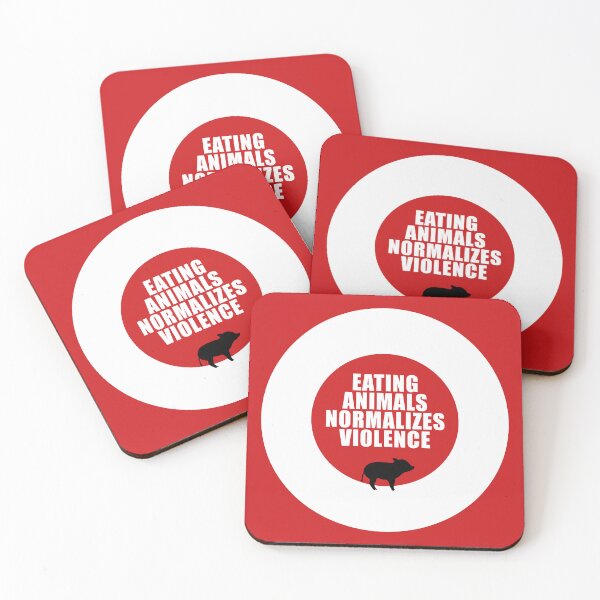 Item preview, Eating animals normalizes violence designed and sold by Nanika-akimoto.