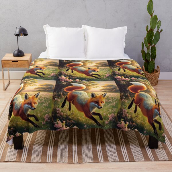 Artikelvorschau, Fuchs-Porträt. Frühlingszeit, Blumenfuchs, Vintage-Fuchs, Fuchs-Malerei, Paul Gauguin-Stil entworfen und verkauft von FoxVibes.