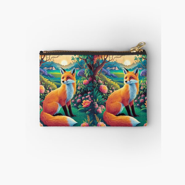 Artikelvorschau, Fuchs-Porträt. Frühlingszeit, Blumenfuchs, Vintage-Fuchs, Fuchs-Malerei, Paul Gauguin-Stil entworfen und verkauft von FoxVibes.